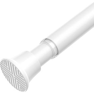 AIZESI Spring Tension Curtain Rod 18-36 Inch Adjustable Curtain Rods No Drilling White Tension Rods for Window, Doorway, Kitchen, Cupboard, Wardrobe