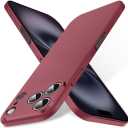 Bastmei for iPhone 17 Pro Case, Minimalist Phone Cases Extremely Light Ultra-Light Super Slim Thin Camera Protection Hard PC Cover for iPhone 17 Pro 6.3" 2025 (Wine Red)