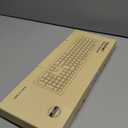 TECKNET Bluetooth Keyboard Rechargeable, 4-Device Free Switching (2.4G+BT), Ultra-Slim Full Size Wireless Keyboard, Quiet Typing, for PC/Laptop/Smart TV/Phone, Adjustable Stand, 12 Multimedia Keys (White)