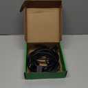 25FT Outdoor Extension Extension Cord for Halloween Christmas Inflatables with Multiple Outlets Black Electrical Cord with Multiple Plugs Outdoor Christmas Blow Up Decorations Light Extension Cords