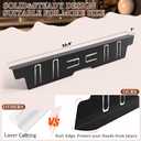 Stainless Steel Stove & Counter Top Gap Covers - Oven Gap Filler Kit 23.4" - Heat Resistant Slide-in Range Trim Guard for Seamless Kitchen Accessories Easy Clean