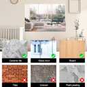 12" x 12" Acrylic Flexible Mirror Sheets, 12 Pack Self-Adhesive Mirror Tiles, Square Cuttable Wall Stickers, Non-Glass, Safety Reflective for DIY Craft Home Wall Decor