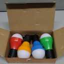 FLY2SKY Portable LED Tent Lamp, Clip Hook Hurricane Emergency Light Bulb, Camping Equipment Lanterns for Hiking, Backpacking Outage, B-CLOSED-HOOK, 4 Packs