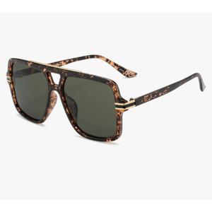 OUWEN Retro Oversized Polarized Square Sunglasses Women's Men's, Trendy Designer Big Rectangle Sun Glasses OW2237