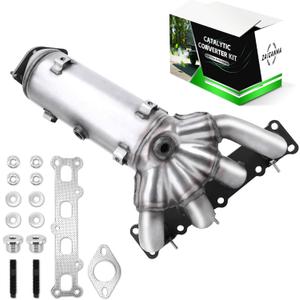 Rear Converter Compatible with 2014 2015 2016 2017 Jeep Cherokee, 2015-2020 Renegade, 2015-2016 Chrysler 200 2.4L, 2013-2016 Dodge Dart 2.0L 2.4L, Direct-fit (EPA Compliant)