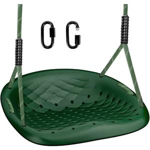 Heavy Duty Swing Seat, 550LBS Capacity Outdoor Swing Seat for Adults & Kids, Green