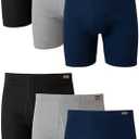 Hanes Men's Underwear Boxer Briefs Pack, Moisture-wicking Underwear for Men, Breathable, Cool & Breathable Cotton Small