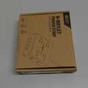 10Ft Extension Cord with Multiple Outlets, Flat Plug Surge Protector Power Strip 10 Ft Long Cord, 8 Outlets & 4 USB Ports (2 USB C), Desk Charging Station for Home Office, College Dorm Room Essentials (White)