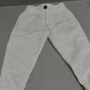 2T Youth Toddler Boys Baseball Pants - Kids Gilrs Tee Ball Softball Football Pants with Belt Loop UPF50+ (01-white)
