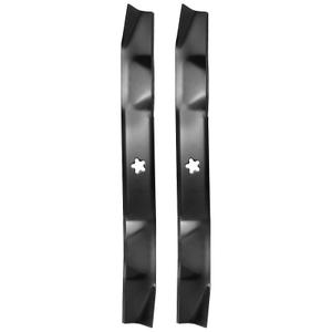 134149 Mower Blade for 42'' Deck, Compatible with C raftsman LT1000 LT2000 YT3000 YT4000 YS4500, H usqvarna LT125 LTH130 YTH1842 YTH20F42T, P oulan, A YP, Replace 422719, 424752, 138971, 2-Pack