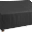 MR. COVER 3-Seater Outdoor Couch Cover Waterproof, 80 Inch Patio Furniture Cover for Sofa, Heavy Duty Polyester & Double-Stitched Seams, Classic Black