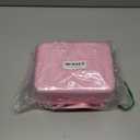 Hard Storage Case for YLL/zicor/Kinglucky/CscyyAmz/IROO Kids Karaoke Machine,PU Travel Case for Portable Bluetooth Speaker Two Microphones (Only Case) (Pink)