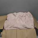 UGG Whitecap Full/Queen Blanket, Fleece Fluffy Blanket for Bed, Luxury Cozy Oversized Throw for Couch, Washable Hypoallergenic Queen Bedding, Cute Decor, 90" x 90", Quartz Pink