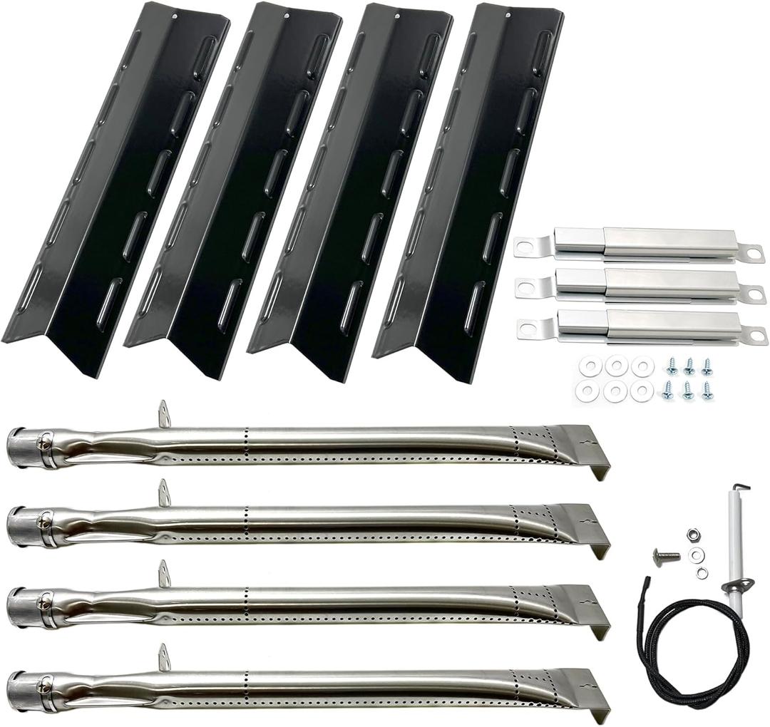 Direct Store DG283 Grill Kit for Kenmore 146.34611410, 146.46372610, 146.23673310, 146.34461410, 146.10016510, 146.16198211, 146.46366610, 146.16142210 Grill Burner, Heat Plate, Ignitor & Crossover