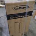 KoolMore 7 Cu. Ft. Garage Ready Convertible Upright Manual Defrost Freezer/Refrigerator in Stainless Steel