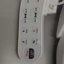 ZMJH 236 Bidet Toilet Seat Elongated - Endless Warm Water, Heated Seat & Vortex Wash, Dual Front/Rear Cleaning, Warm Air Dryer, LED Night Light, Electric-Powered (Elongated)