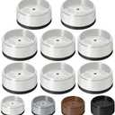 Bed Risers 1 inch, 2 inch, 3 inch, 4 inch Heavy Duty, Adjustable Furniture Riser for Table Desk Couch Sofa Chair Refrigerator Washing Machine, Stackable Bed Raisers Blocks (White 8 Pack, 1 inch)