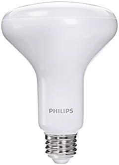 Philips LED Dimmable BR30 Soft White Light Bulb with Warm Glow Effect 650-Lumen, 2700-2200-Kelvin, 9-Watt (65-Watt Equivalent), E26 Base, Frosted, 2-Pack