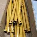 7.2FT Gold Metal Arch Backdrop Stand for Weddings, Birthdays & Garden Decor, Semicircle Frame, Sturdy Powder-Coated Metal, Easy to Assemble, Indoor & Outdoor Use