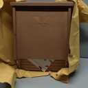 BIGBATBOX - Bat House for Outdoors - Clean Your Backyard from Mosquitoes - Wooden Bat House Kit - with Our Proven Bat Box Design,  2 Chamber, Brown 
