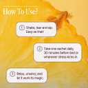 BeMe Magnesium Drink for Sleep - Melatonin-Free Magnesium for Sleep with Ashwagandha, L-Theanine & GABA - Fast-Absorbing Calm Pineapple - 15 Sachets