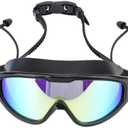 SUNGOOYUE Swim Goggles 2 Pack, Wide View Swim Goggles Anti Fog Anti Electroplating Design with Earplugs, No Leaking Swim Glasses for Swimming Diving Water Sports
