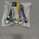 8PCS Teacher Thank You Keychains Bulk Going Away Keychain for Coworker Boss Nurse Appreciation Gifts Retirement Bulk Keychains for Coworker Boss Motivational Quote Silicone Key Chain Office Gift