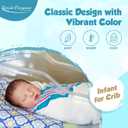 Elaine Karen 6 Pack Flannel Unisex Hospital Receiving Blankets - 100% Cotton, for Girl or boy, Newborn Swaddle Wrap Baby Blanket Throw, Soft, Warm, Cozy, Infant for Crib, Stroller, 30x40