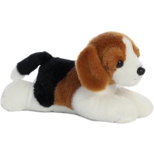 Aurora Adorable Mini Flopsie Homer Stuffed Animal - Playful Ease - Timeless Companions - Brown 8 Inches