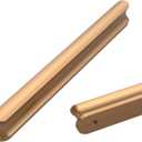 10 Pack Champagne Bronze 5 Inch(128mm) Hole Center Kitchen Cabinet Handles Cabinet Pulls Kitchen Drawer Pulls Hardware for Cupboard Dresser Handles Bathroom