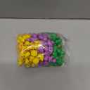 Soulchen 120 Pcs Mini Mardi Gras Ducks Bulk Resin Mardi Gras Throws Duck Figurines for Parades Tiny Iris Duckies Small Resin Animals Figures Decor for for Carnival Parade Party Favors Supplies Gifts