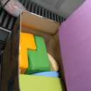 6-Piece Foam Climbing Blocks for Toddlers: Baby Foam Climbing Gym PU Leather Colorful Indoor Toy Building Blocks