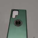 JAME for Samsung Galaxy S24 Ultra Case, Slim Fit Shockproof Protective S24 Ultra Case, with Ring Holder Kickstand, Military-Grade Protection Phone Case for Galaxy S24 Ultra Case 6.8", Alpine Green