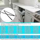 W10864081 Dishwasher Cabinet Seal, OEM Parts Dishwasher Tub Gasket Compatible with Kenmore KitchenAid Maytag Whirlpool, Replacement 8269110 W10179427 W10835073 4449821 AP6004030 PS11731683 EAP11731683