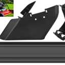 LEAFLEX 120-5225 Mulch Plug & 121-2319 Side Discharge Chute & 120-6241 Trailing Shield Compatible with Toro Exmark 30" Timemaster Lawn Mowers Fits 20199 20200 20975 21199 21199HD Models