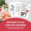 Anniversary Card for Boyfriend, Gifts for Happy Anniversary, Wedding Anniversary Card for Husband Boyfriend Him