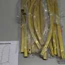 Vincidern 6.6 FT Wedding Arch Backdrop Stand for Parties, Balloon Arch Stand, Wedding Arches for Ceremony, Metal Arch Backdrop Stand for Bridal Baby Showers, Birthday Party Decoration Door Frame Gold