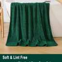 Extra Large Bath Sheets Set 6-Piece, 2 Bath Towels 40x80 Inches, 2 Hand Towels, 2 Washcloths, Soft Absorbent Quick Dry Microfiber Towels for Bathroom Beach Pool Gym Spa, Dark Green