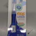 SEAGO Kids Electric Toothbrush with 2 Mins Brushing Timer and 4 Replacement Bursh Heads, Rainbow LED Light Make Brushing Fun, Blue Color Boys Battery Powerd Toothbrush for 4-12 Years OldSG-977