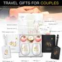 Yorktend Wedding and Engagement Gift for Couples - Valentine's Day, Bride and Groom, Newlywed Mr and Mrs, Honeymoon Essentials, Anniversary, Just Married, Travel