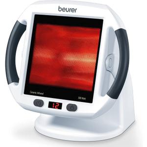Beurer IL50 Infrared Heat Lamp Heated Red Light Therapy Lamp for Body, Face, Sinuses, & Skin - Effective Muscle Pain & Cold Relief Treatment by Improving Blood Circulation