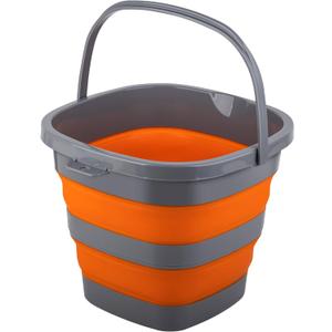 1 Pack Collapsible Bucket with  Each, Small Plastic Bucket for Sand or Beach, Portable Water Tub for Cleaning, Fishing Water Pail 1 Pack Collapsible Bucket with  Each, Small Plastic Bucket for Sand or Beach, Portable Water Tub for Cleaning, Fishing Water Pail