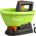 Handheld Lawn Spreader - 7.2V Battery Powered Seed & 135 Fertilizer Spreader, 3L Large Capacity for 6400 Sq.Ft, 7 Settings & 5 Angles, Rechargeable Grass Seeder for Even Lawn Care