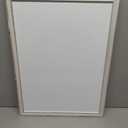 White Board for Wall, 24" x 18" Magnetic Dry Erase Board, Vintage Wooden Frame Decorative Whiteboard, Wall Mounted, White-Washed, Aesthetic Writing Board for Home, Office, School