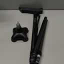 MOODIC Walking Canes for Tall Men Women 6 ft 1 in and Above. Foldable; Adjustable; Comfortable Grip and Sturdy Base Extra Long Cane Easy to Travel (Plus&Black)