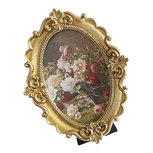 1 Pcs Vintage Gold Bow Picture Frames 