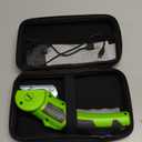 Cordless Electric Scissors 4.2V Rechargeable Cardboard Cutter with 2000mAh Battery, LED Light, Safety Lock, A Replacement Blade, Box Cutter for Cardboard, Cloth,Plastic and Thin Carpet