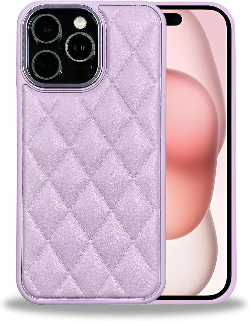 ZHEGAILIAN for iPhone 11 Pro Max Case, Military-Grade Protection, All-Around Shockproof Corners, Stylish Leather Phone Case for iPhone 11 Pro Max - Purple