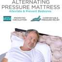 Vive Alternating Air Pressure Mattress Pad - The Original Bed Sore Prevention Solution - Hospital Topper for Bedridden Patients - Includes Waterproof, Breathable Ulcer Cushion & Whisper Quiet Pump (36 W x 78 L)