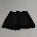 LODAY Womens Butt Lifter Padded Lace Panties Seamless Hip Enahncer Body Shaper Boyshort Underwear (Small, Black Mid Waist Shorts)